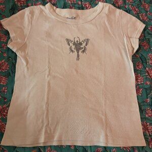 Brandy Melville Short Sleeve Fairy Baby Tee